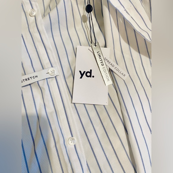 YD - Portland stripe slim dress shirt - Brand new / size Large - Picture 6 of 8